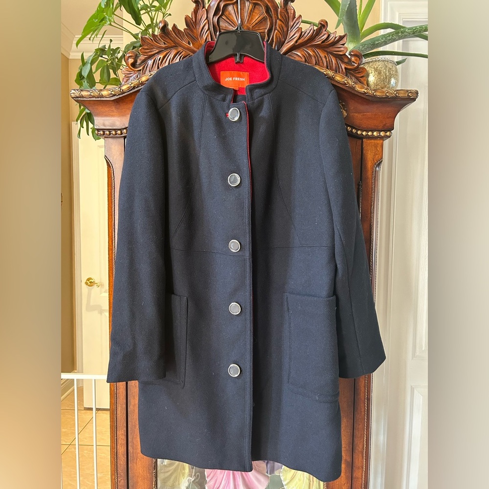 Joe Fresh Navy Blue Pea Coat